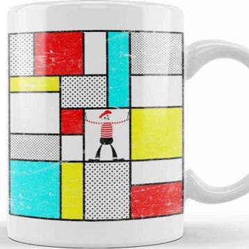 Baskı Dükkanı Mondrian Kupa