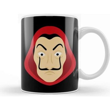 Baskı Dükkanı Money Heist Mask Kupa