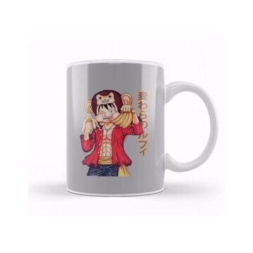 Baskı Dükkanı Monkey D Luffy Cute Banana Edition Kupa