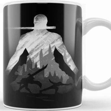 Baskı Dükkanı Monochrome Hunter Zoro Kupa