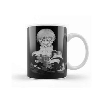 Baskı Dükkanı Monochrome Kaneki Kupa