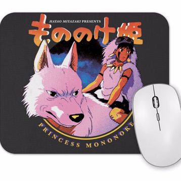 Baskı Dükkanı Mononoke Hime Mouse Pad