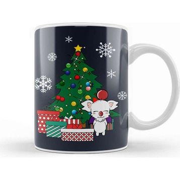 Baskı Dükkanı Moogle Around the Christmas Tree Final Fantasy Kupa