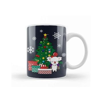 Baskı Dükkanı Moogle Around the Christmas Tree Final Fantasy Kupa