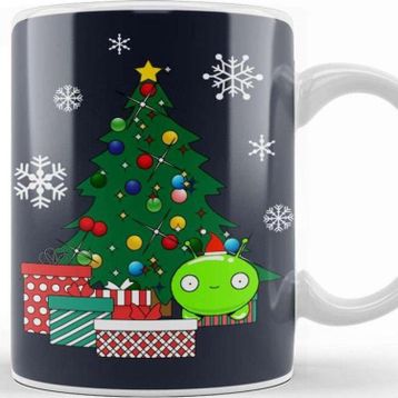 Baskı Dükkanı Mooncake Around The Christmas Tree Final Space Kupa