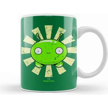 Baskı Dükkanı Mooncake Retro Japanese Final Space Kupa