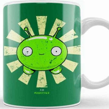 Baskı Dükkanı Mooncake Retro Japanese Final Space Kupa