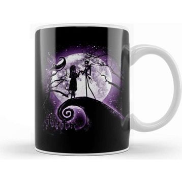 Baskı Dükkanı Moonlight Nightmare (Purple) Kupa