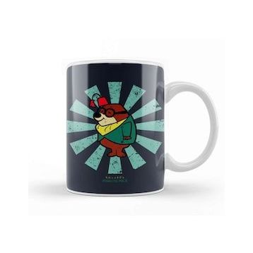 Baskı Dükkanı Morocco Mole Retro Japanese Secret Squirrel Kupa