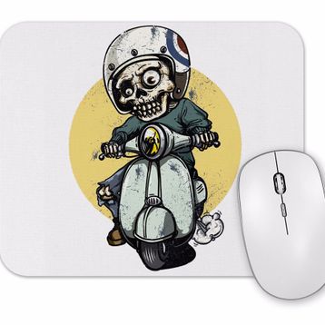 Baskı Dükkanı Motoqueiro Esqueleto Zombie Mouse Pad