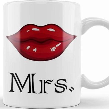 Baskı Dükkanı Mrs Dudak Kupa