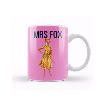 Baskı Dükkanı Mrs Fox_fantastic Mr Fox Kupa
