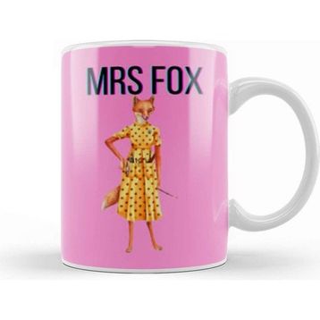 Baskı Dükkanı Mrs Fox_fantastic Mr Fox Kupa