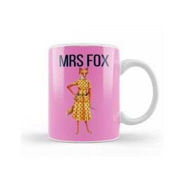 Baskı Dükkanı Mrs Fox_fantastic Mr Fox Kupa