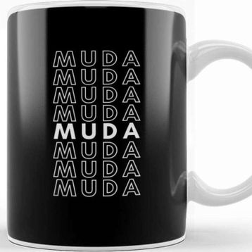 Baskı Dükkanı Muda Muda Muda English Text Kupa