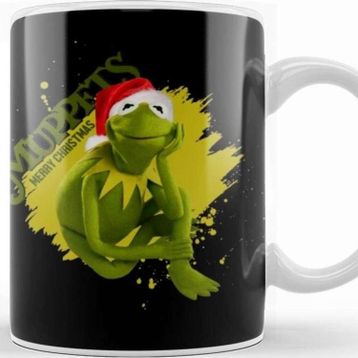 Baskı Dükkanı Muppets Kermit Christmas Kupa