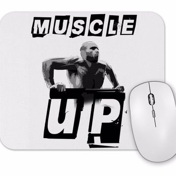 Baskı Dükkanı Muscle Up Men Mouse Pad