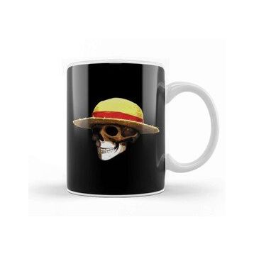 Baskı Dükkanı Mush Up Straw Hat Zombie Kupa