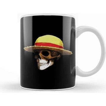Baskı Dükkanı Mush Up Straw Hat Zombie Kupa