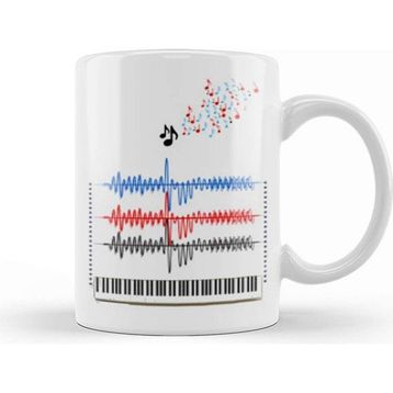 Baskı Dükkanı Music Piano Kupa