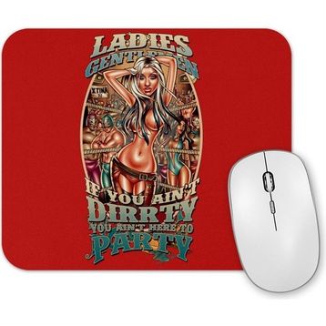 Baskı Dükkanı Music Pinup Dirty Mouse Pad
