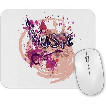 Baskı Dükkanı Music Splash Mouse Pad
