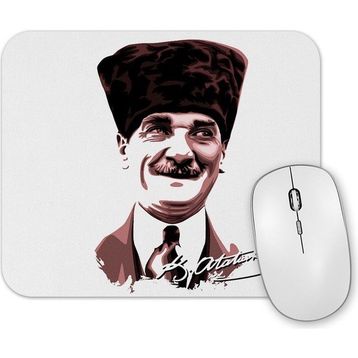 Baskı Dükkanı Mustafa Kemal Atatürk 04 Mouse Pad