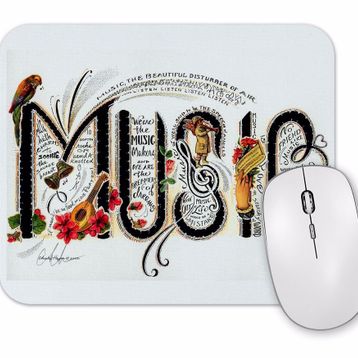 Baskı Dükkanı Müzik 2 Mouse Pad