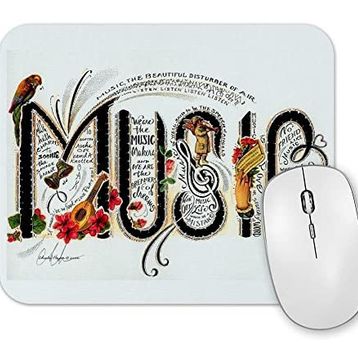 Baskı Dükkanı Müzik 2 Mouse Pad