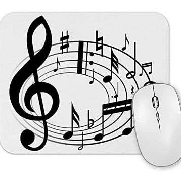Baskı Dükkanı Müzik Nota Mouse Pad