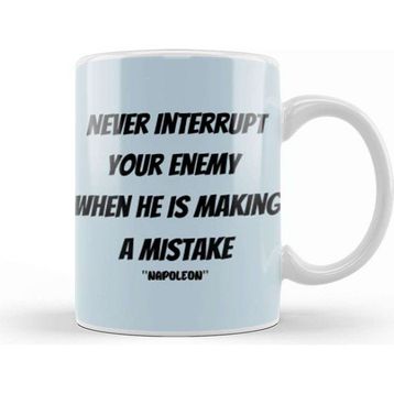 Baskı Dükkanı Napoleon Quotes Gift Kupa