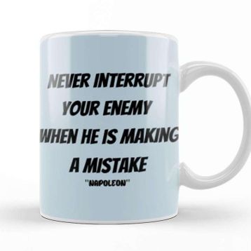 Baskı Dükkanı Napoleon Quotes Gift Kupa