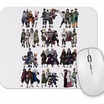 Baskı Dükkanı Naruto Equipe Mouse Pad