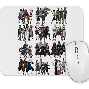Baskı Dükkanı Naruto Equipe Mouse Pad