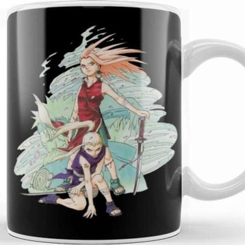 Baskı Dükkanı Naruto Sasuke Porselen Kupa