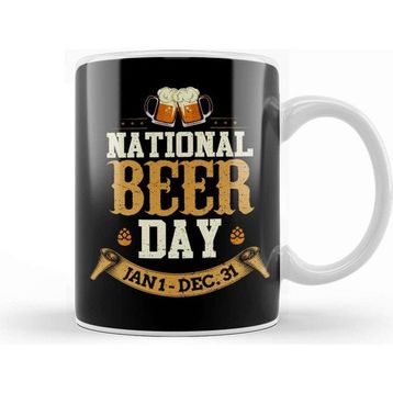 Baskı Dükkanı National Beer Day January 1st To December 31ST Pun Kupa