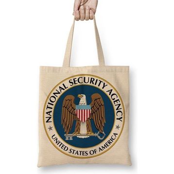 Baskı Dükkanı National Security Agency Bez Çanta