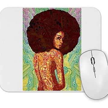 Baskı Dükkanı Negra Mandala Mouse Pad