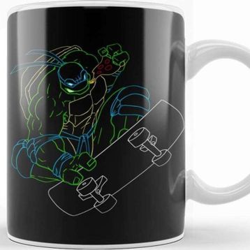 Baskı Dükkanı Neon 90's Ninja Turtles - Leonardo Kupa