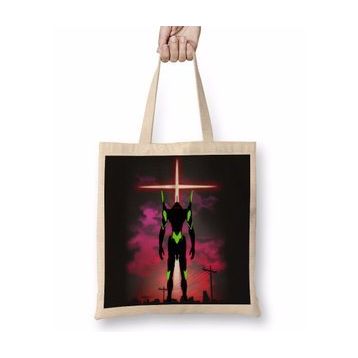 Baskı Dükkanı Neon Genesis Evangelion Eva Angel Bez Çanta