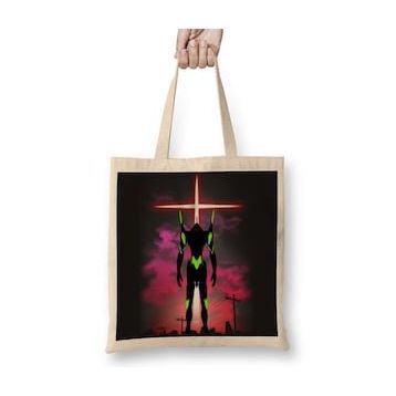 Baskı Dükkanı Neon Genesis Evangelion Eva Angel Bez Çanta