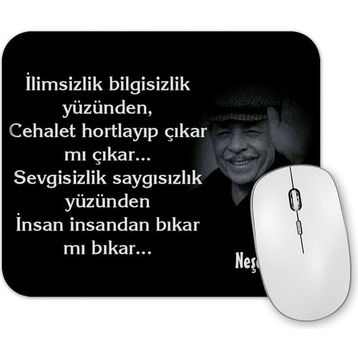 Baskı Dükkanı Neşet Ertaş Söz Mouse Pad
