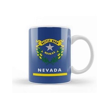 Baskı Dükkanı Nevada State Flag Kupa