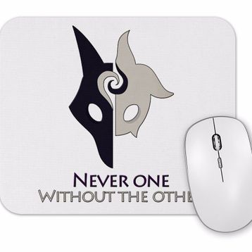 Baskı Dükkanı Never One Without the Other Mouse Pad