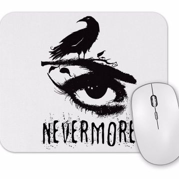 Baskı Dükkanı Nevermore Edgar Allan Poe Mouse Pad