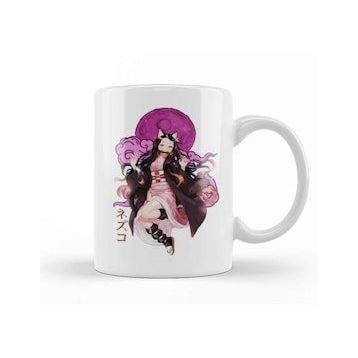 Baskı Dükkanı Nezuko Neko Demon Kupa
