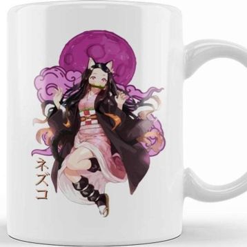 Baskı Dükkanı Nezuko Neko Demon Kupa
