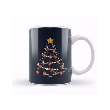 Baskı Dükkanı Nigel Farage Ukıp Christmas Tree Baubles Kupa