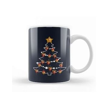 Baskı Dükkanı Nigel Farage Ukıp Christmas Tree Baubles Kupa