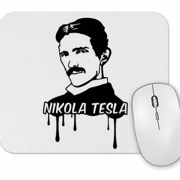 Baskı Dükkanı Nikola Tesla Electric Eyes Mouse Pad